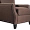 Flash Furniture Prescott Traditional Style Slim Push Back Recliner Chair-Wingback, Brown Polyester, Accent Nail Trim BO-BS7002-1-BR-GG - alternate 5